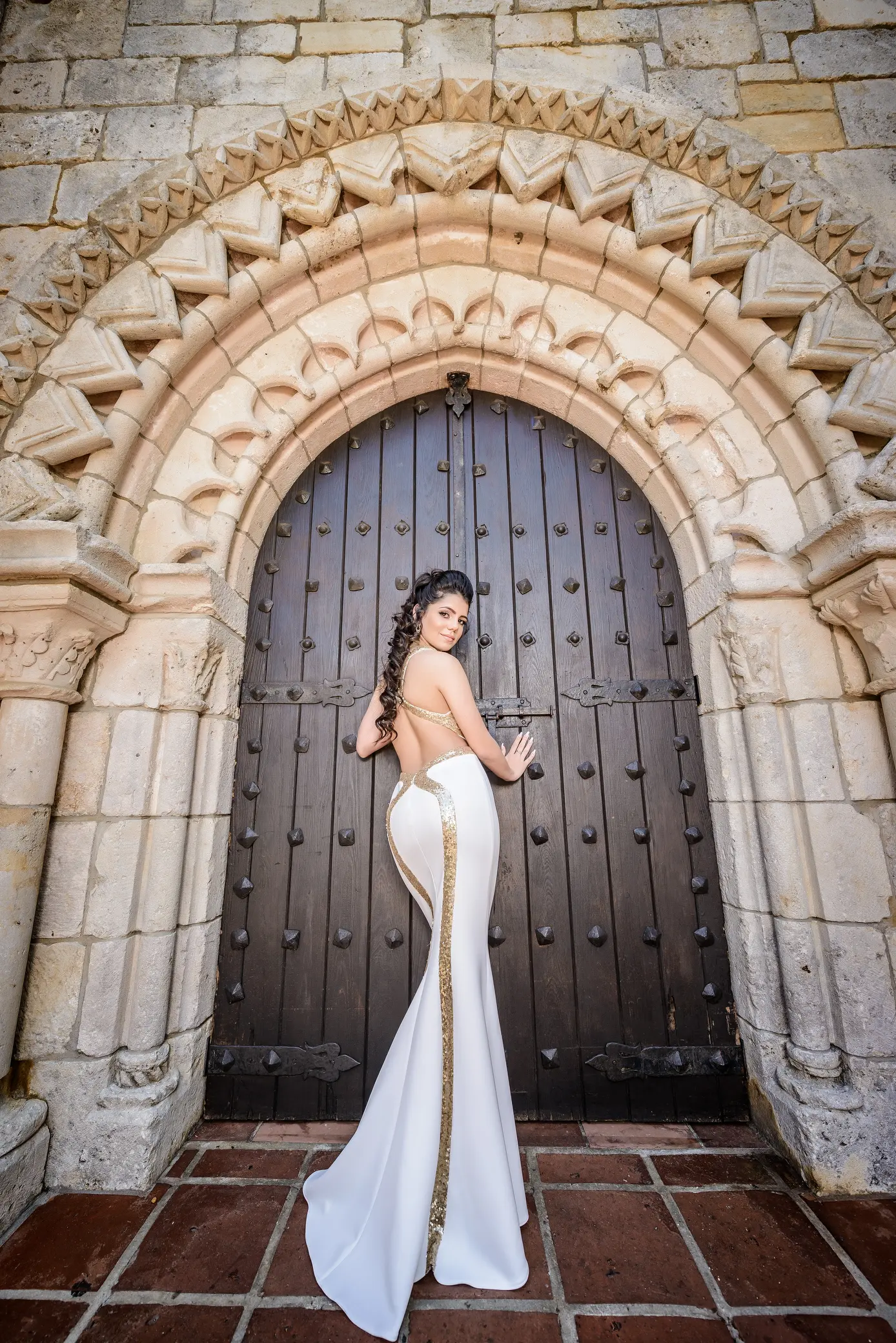 Quinceanera Photography Spanish Monastery