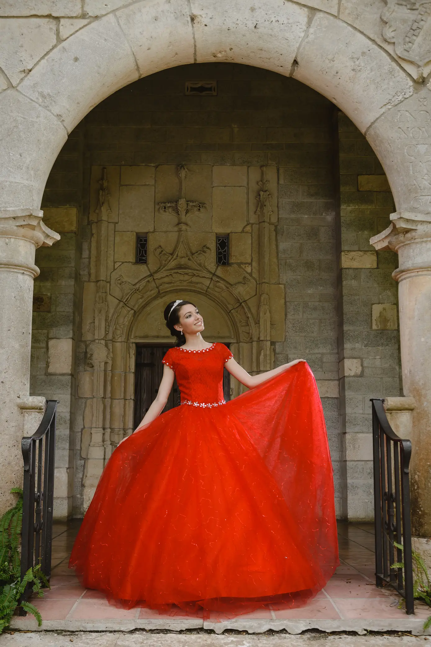 Quinceanera Photography Spanish Monastery