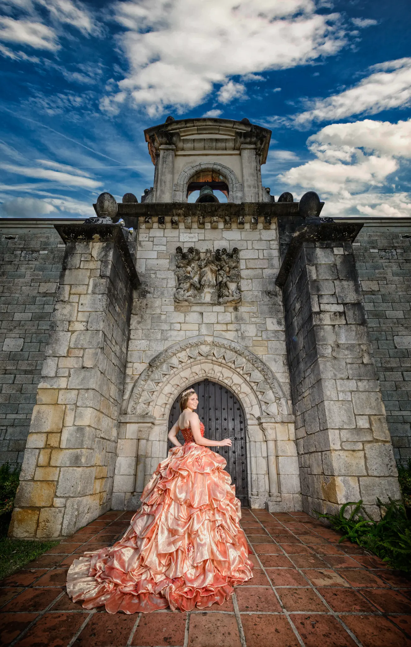 Quinceanera Photography Spanish Monastery